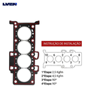 Junta Cabeçote Chery Tiggo 2 Look/tiggo 2 Act 1.5 16v